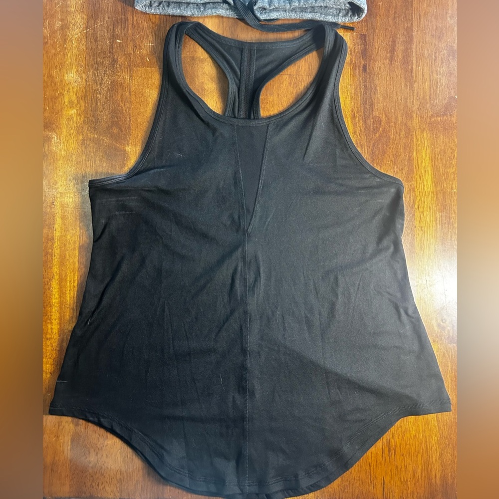 Zyia Black Racerback Tank Top